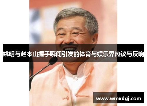姚明与赵本山握手瞬间引发的体育与娱乐界热议与反响