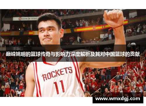 巅峰姚明的篮球传奇与影响力深度解析及其对中国篮球的贡献